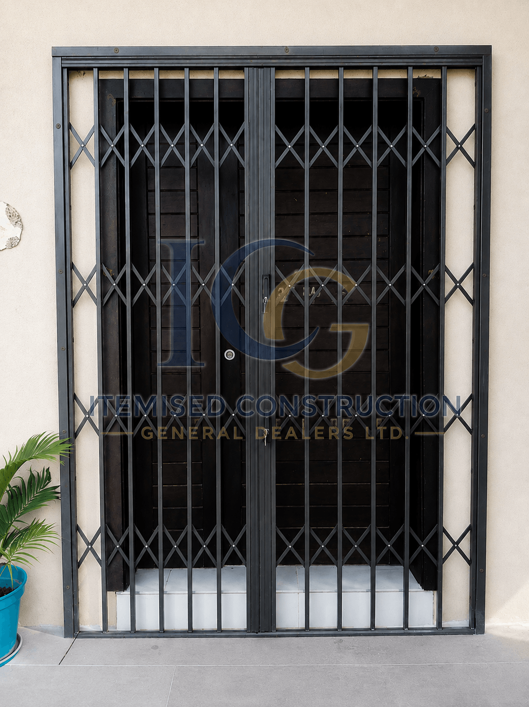 Collapsible Security Grill Doors