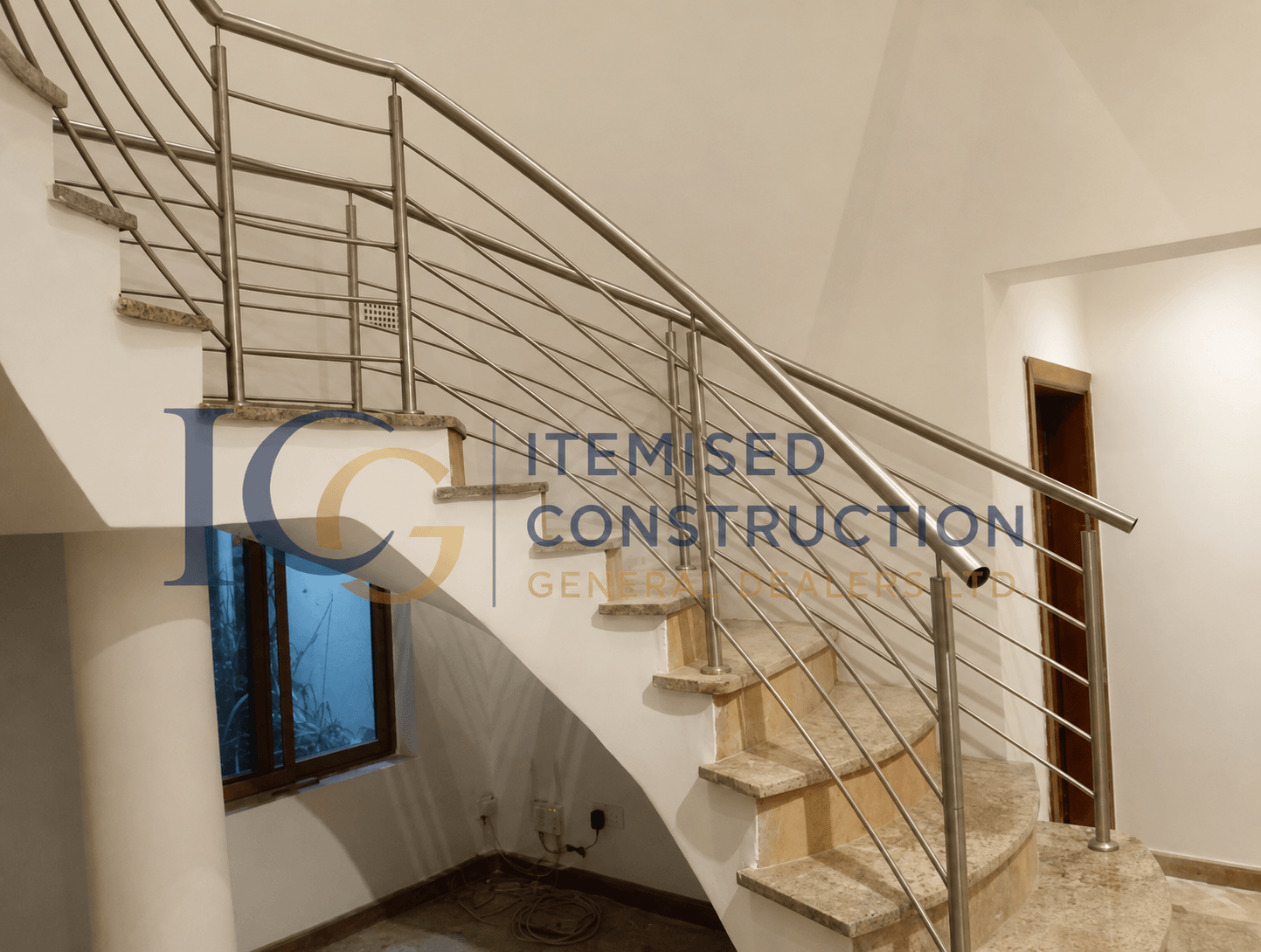 42mm, 19mm, 16mm stainless steel round handrails comprehensive finish